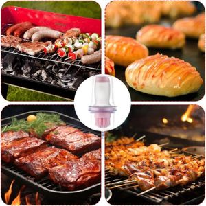 Pinceau à Huile En Acier Inoxydable Avec Réservoir – Pour Badigeonner Huile Sur Crêpière, Barbecue, Poêle (dimensions ~9,5x9 Cm) - 4