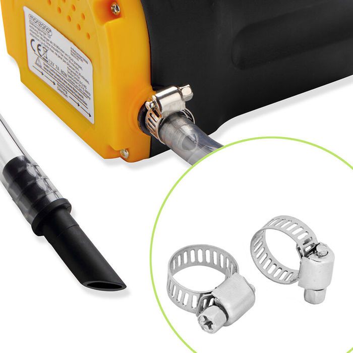 LANTUS Pompe à Huile Diesel Électrique 12V 60W - Extracteur Aspiration Vidange Huile Voiture, Camion Et Véhicules