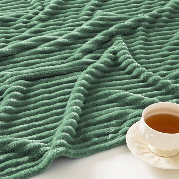 Couverture Plaid Flanelle Velours Jeté Housse De Lit Canapé