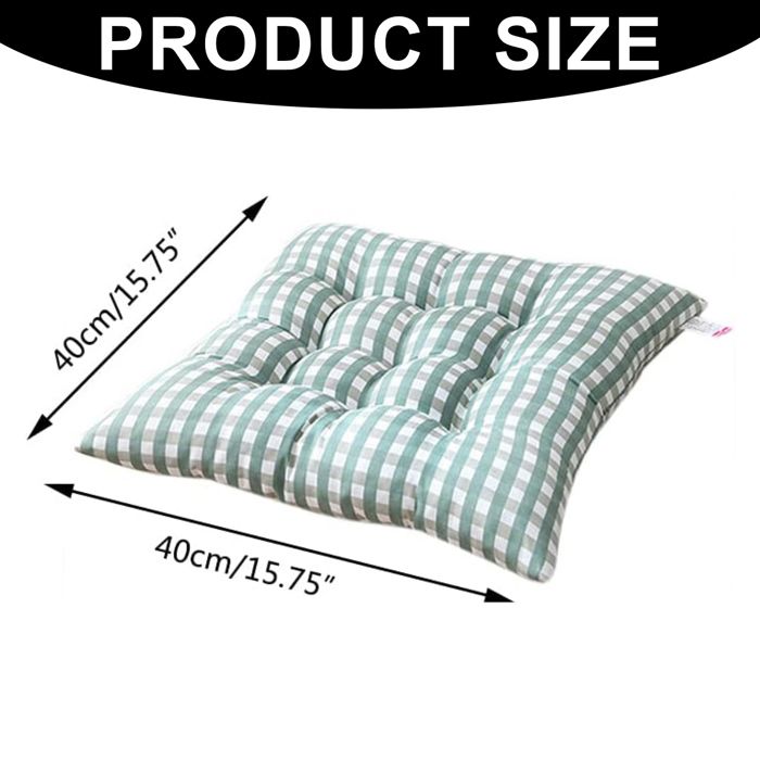 IPYNBAP Lot De 4 Coussins De Chaise Touffetés En Mousse à Mémoire - 4