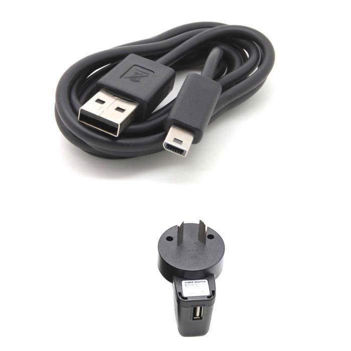 Adaptateur secteur/USB chargeur de batterie