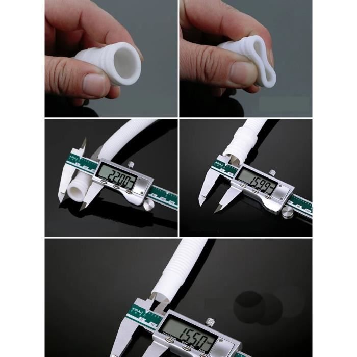 200 Clips Tuyau Rapide Ouverts, 15 Mm (1,6 Cm) En Nylon Blanc – Onestopdiy