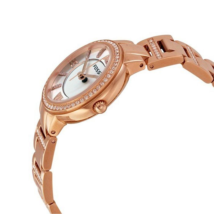 Montre Femme Fossil Virginia ES3284 Rose doree Rose Dore Achat vente montre Femme Adulte Cdiscount