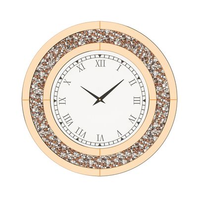 Horloge Design Minimaliste - Diamètre 60 Cm - Grandes Aiguilles Rouges - Style Géant