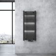 Radiateur de salle de bain SOGOOD 120x50cm noir-gris-0