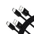 Câble Micro USB vers A, [3m+3m] 2Pack Câble Chargeur pour Sony Manette PS4,Playstation 4,DualShock 4,PS4 Pro/PS4 Slim,Xbox One/Xb-0