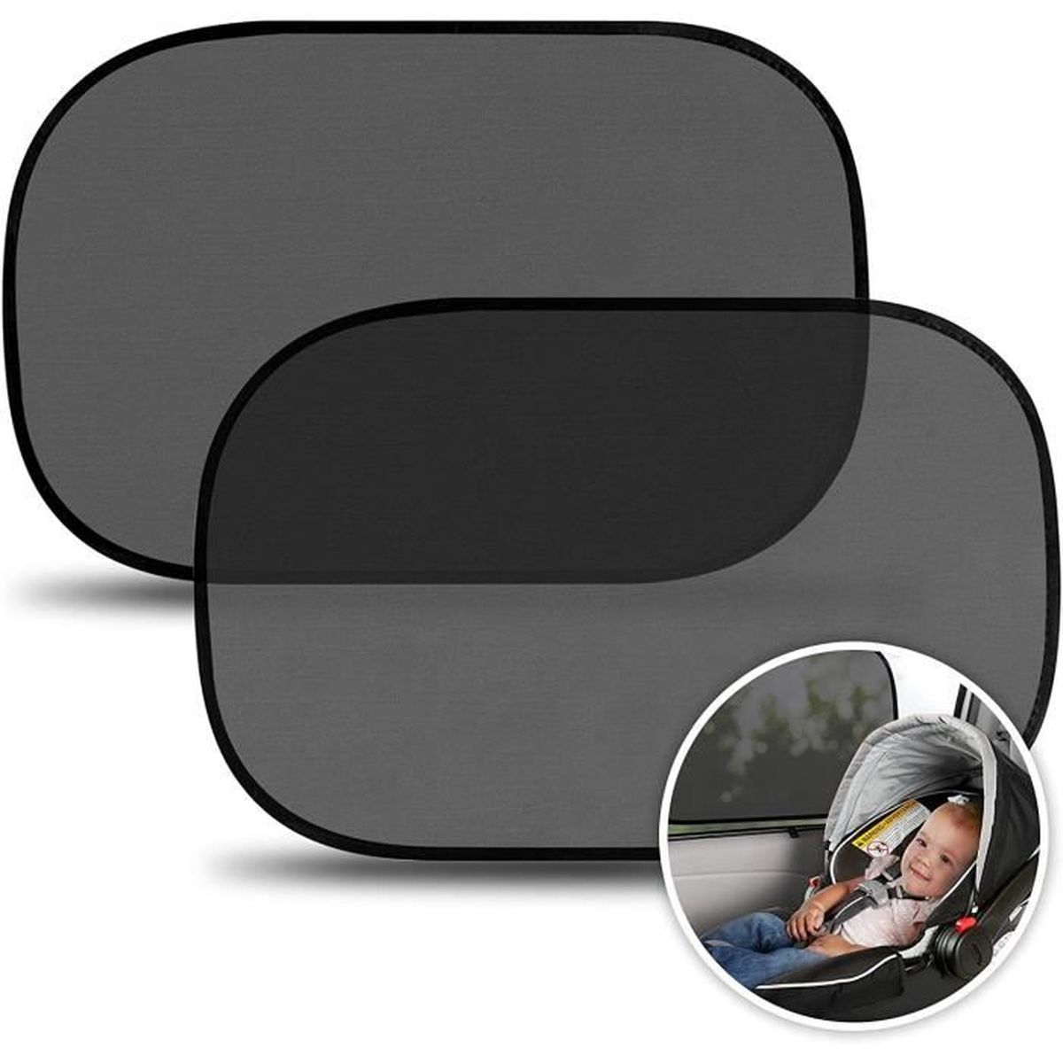 Pare Soleil Voiture Bebe Pare Soleils Pour Vitres Laterales Bloquer Les Rayons Uv Pare Soleil Auto Adhesifs Pour Enfants Pare Sol Cdiscount Auto