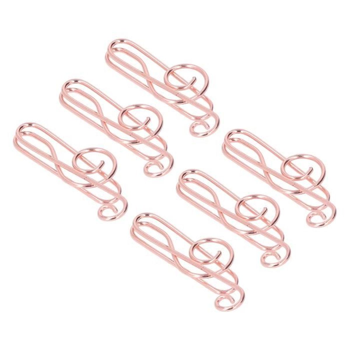 Lot De 100 Trombones En Forme De Fleur - Galvanisés - Décoratifs Pour Bureau, École - Avec Boîte - 9