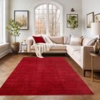Tapis Salon Moderne - SIMPEX - Azalée - Rouge - 200 x 290 cm - 100% Polypropylène - Pile courte