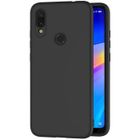 HONGWE. Coque Xiaomi Redmi 7, Noir Silicone Coque pour Redmi 7 Housse Xiaomi Redmi 7 Noir Silicone Etui Case (6,26 Pouces)
