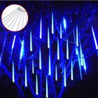 Guirlandes Lumineuses de Pluie de météore de LED, 8 Tubes 30 cm Météore Pluie, Bleu - WOVTE