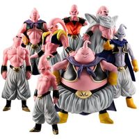 Lot 8 figurines Majin Boo Buu Super Buu Dragon Ball Z DBZ Collection modèle jouets rose anime manga personnage enfants