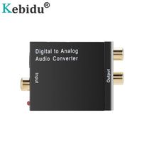 No cable -DAC convertisseur Audio numérique vers analogique prise 3.5MM 2 * amplificateur RCA décodeur fibre optique Signal Coaxial