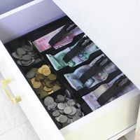 5 casiers tiroir-caisse pour magasin d'argent