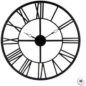 Maissine Horloge Murale Geante 40cm//16 Pouces Pendule Murale Silencieuse Horloge Murale Pendule en M/étal Style Vintage pour Bureau Cuisine Salon Chambre