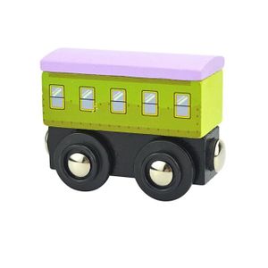VOITURE - CAMION E07 - Train magnétique en bois pour enfants, Piste de voiture, Camion, Ambulance, Accessoires de chemin de fe