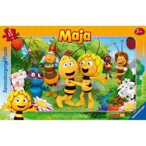 PUZZLE Puzzle en bois - L'abeille - Monde - 15 pièces - 3
