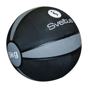 MEDECINE BALL Médecine ball SVELTUS 5 kg - Noir - Fitness et musculation