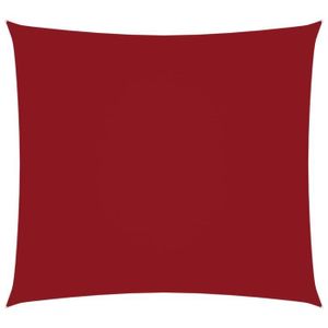 PARASOL WORD Design Voile de parasol Tissu Oxford carré 2x2 m Rouge®FCBVIW® MODERNE