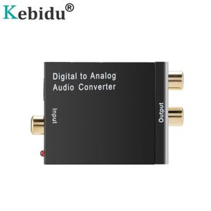 Convertisseur numérique-analogique DAC avec Toslink & Coaxial vers RCA L/R  & AUX 3.5mm - PrimeCables