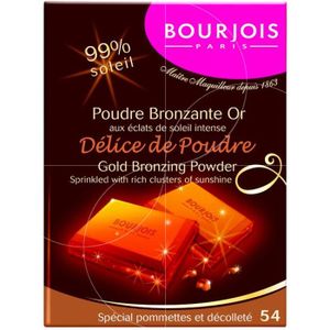 FOND DE TEINT - BASE Bourjois - Poudre Bronzante Or 54 pommettes et décolleté - 16,5g