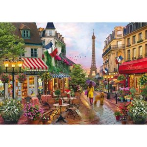 PUZZLE Puzzle 1000 pièces - CLEMENTONI - Fleurs à Paris -