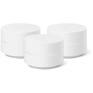 MODEM - ROUTEUR Pack de 3 routeurs GOOGLE Nest Wifi - Blanc
