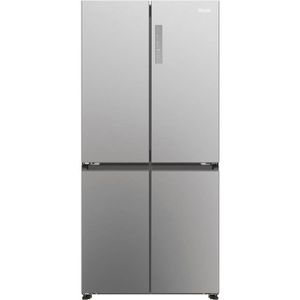 RÉFRIGÉRATEUR CLASSIQUE Réfrigérateur multi-portes - HAIER - HCR3818ENMM - Classe E - 467 L - 35 dB - 181,5 x 83,3 x 65 cm - Silver