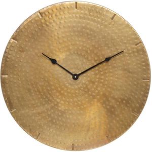 Horloge Mécanisme doré Diam.52.5 cm