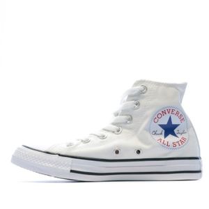 converse blanche femme haute pas cher
