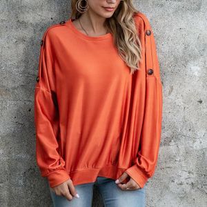 Sweat-shirt European Culture en coloris Orange Femme Vêtements Articles de sport et dentraînement Sweats 