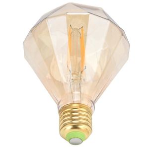 AMPOULE - LED Qqmora Ampoule de lampe Ampoule LED E27 4W Vintage Lampe à incandescence décorative pour lustre Applique 220V Lumière deco led Or