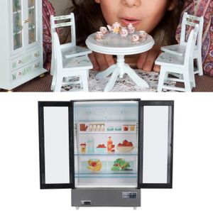 MAISON POUPÉE VGEBY meubles de réfrigérateur de cuisine miniatur