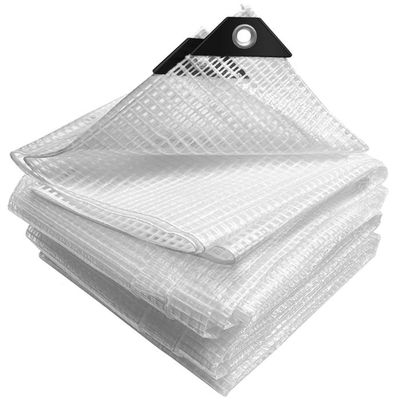Bâche Étanche Transparente 2x3m Avec Œillets – PE Imperméable Multi-usages – Protection Jardin, Gazebo, Voiture, Serre
