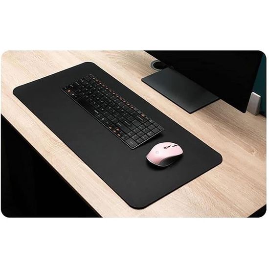 Sous-main De Bureau Double Face Liège Et Cuir Synthétique - 91,4 X 43,2 Cm, Antidérapant, Pour Ordinateur Et écriture - 11