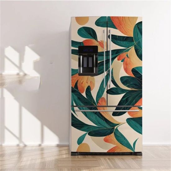 Vinyle Adhésif Pour Réfrigérateur Design Élégant 185 X 60 Cm - Facile à Poser Et Résistant
