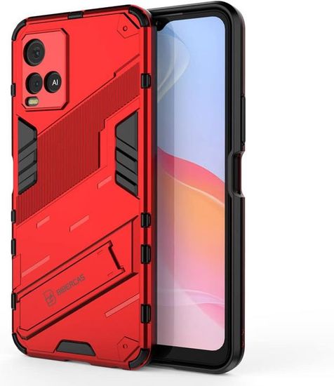 Cover Armor COMAKU Per Vivo Y21s/Y21/Y33s: Custodia TPU+PC Con Anello E Supporto Magnetico - Blu - 2
