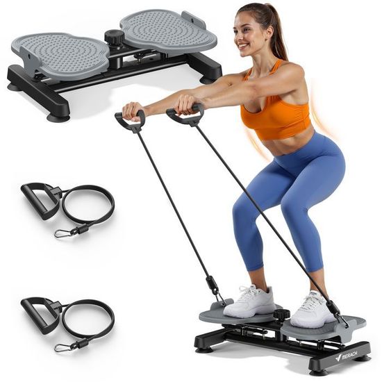 Planche De Torsion Abdominale - Avec Bandes De Résistance - Machine Pour Taille Et Ventre - Fitness Maison Silencieux - Jusqu'à 135 Kg