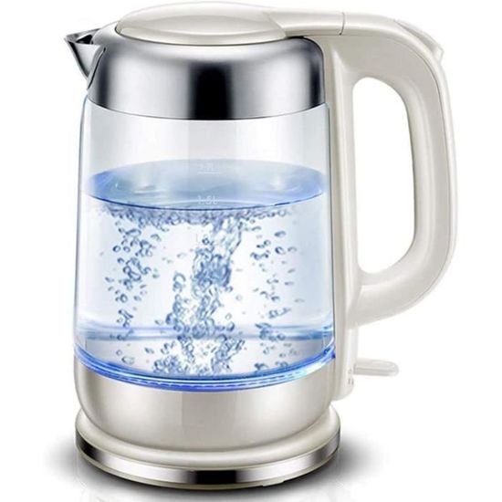 Bouilloire Verre Zilan Écran Digital - 1.7L, 5 Températures Réglables, LED, 2200W, Verre Borosilicate