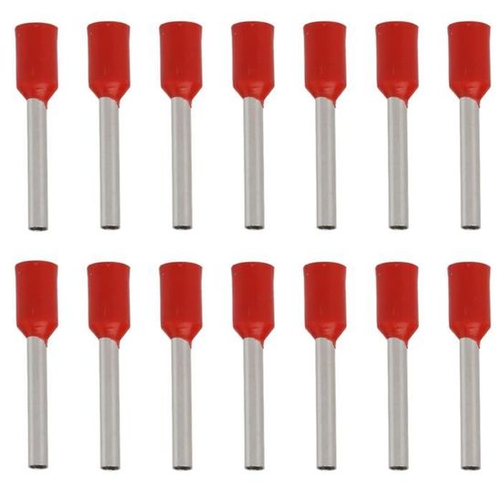 Lot De 1000 Ferrures Isolées 18 AWG - Pour Borniers, Connexions électriques Propres Et Sûres