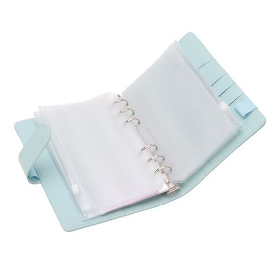Classeur Souple Budget A6 Avec Couverture PU Cuir Et Bouton Aimanté