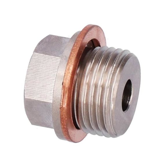 Adaptateur Capteur Pression/Température 1/8NPT - Filetage M18x1.5 - Joint Inclus - Résistant Corrosion