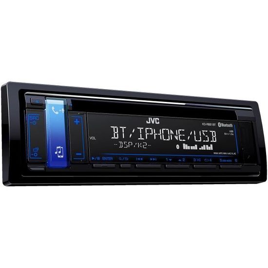 JVC Autoradio KD-R881BT CD AUX USB iPod iPhone Bluetooth 4 x 50 W