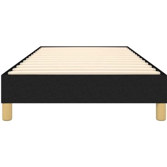 FOR Sommier à ressorts de lit Crème 90x190 cm Tissu - Qqmora - DRG85697