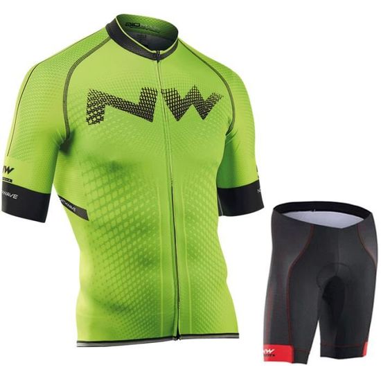 équipement Cyclisme été Lixada Ensemble Cyclisme Homme - Maillot Respirant + Short Rembourré - Taille S-2XL - Couleurs Multiples Tenue Vélo Confort