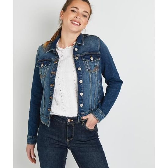 Veste en jean femme grain de malice best sale