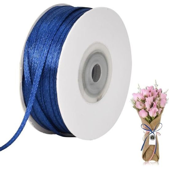 Ruban Satin Large – 3 Mètres, Couleur Turquoise | Pour Emballage Cadeau, Scrapbooking, Décoration, Mariage - 8