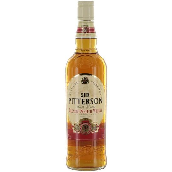 Blended Scotch Whisky Sir Pitterson 70cl 40° Achat / Vente Whisky
