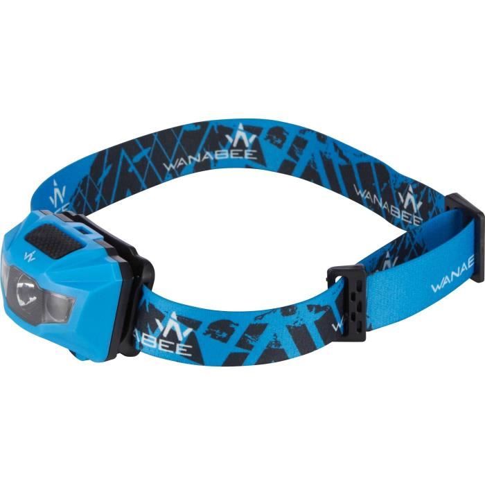 WANABEE Lampe Frontale Magma Power 400 Strap - Bleu