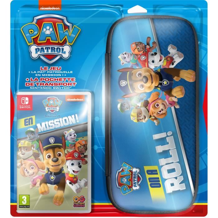 Pat Patrouille En Mission Jeu Switch Housse Pour Console Switch Cdiscount Jeux Video